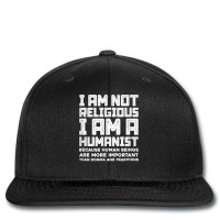 Atheism Atheist Not Religious I'm Humanist Anti Religion T Shirt Printed Hat | Artistshot