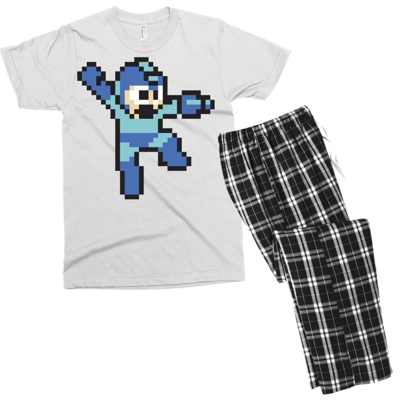 Megaman Jump'n Shoot   Black Men's T-shirt Pajama Set | Artistshot