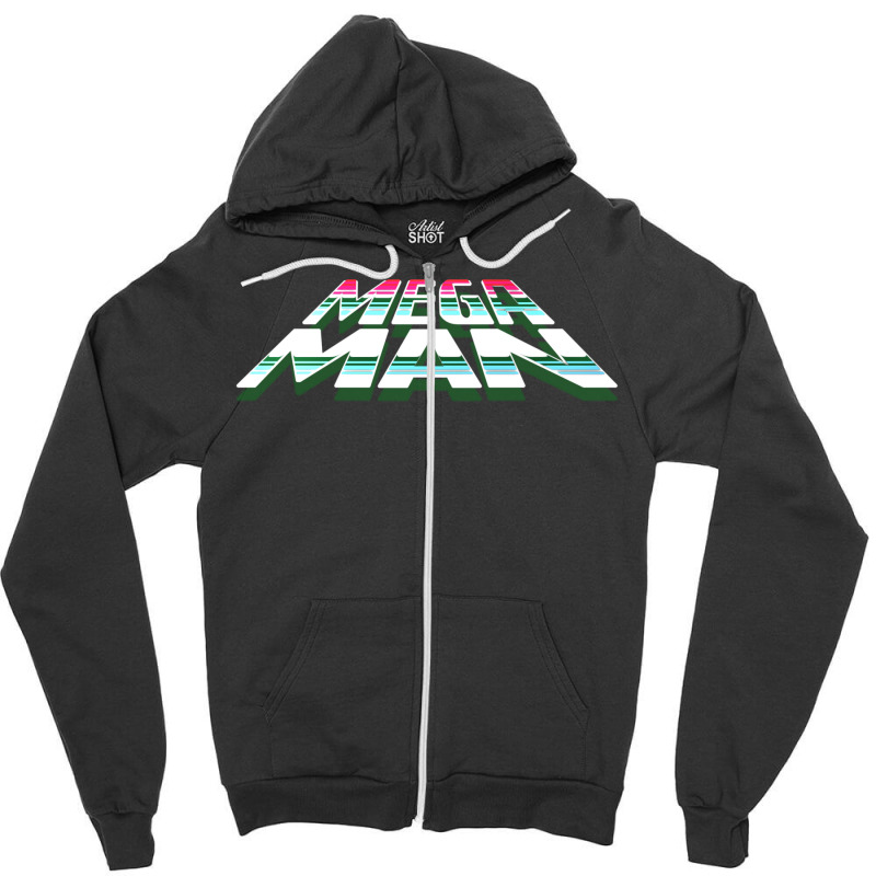 Rockman 8 Zipper Hoodie | Artistshot