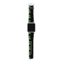 Green Grateful Dancing Hippie Classic Rock Dead Bear Apple Watch Band | Artistshot