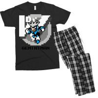 Gemini Man With Black Text Men's T-shirt Pajama Set | Artistshot