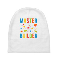 Master Builder Kids Building Blocks Brick Builder Baby Beanies | Artistshot