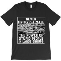 Funny Stupid People In Large Groups, Herd, Flock Of Sheep T-shirt | Artistshot