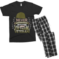 Funny Veteran Vietnam Veteran 3 Tshirt Men's T-shirt Pajama Set | Artistshot