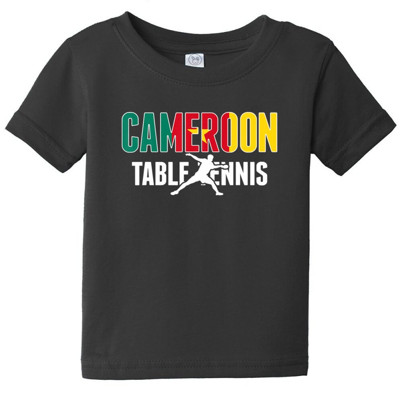 Cameroon Table Tennis Lovers Jersey Cameroonian Ping Pong Baby Tee by kajmakgezimiy | Artistshot