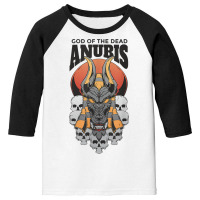 Anubis God T Shirt Youth 3/4 Sleeve | Artistshot