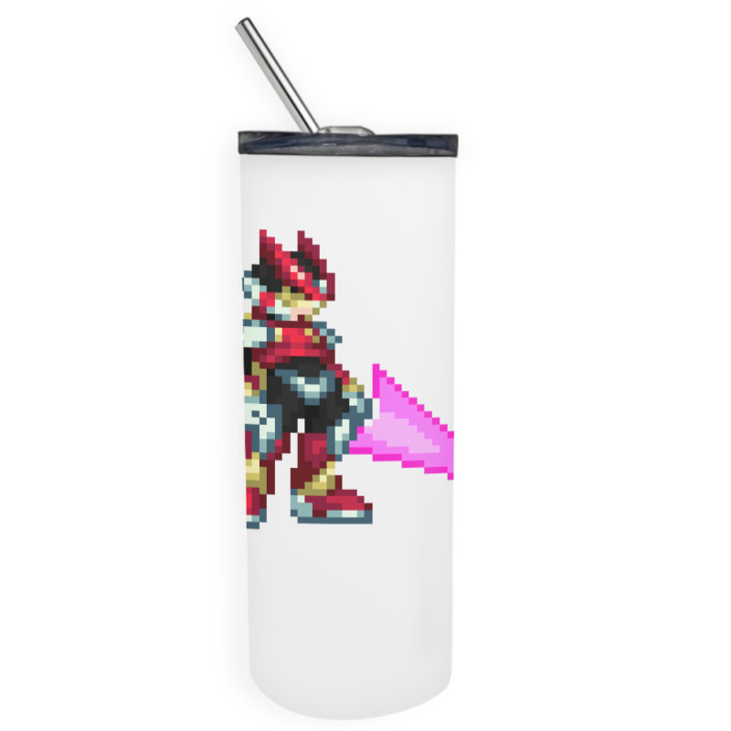 Mega Man X Vector Skinny Tumbler | Artistshot