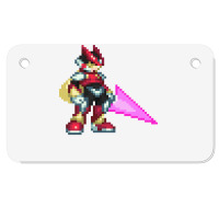 Mega Man X Vector Motorcycle License Plate | Artistshot