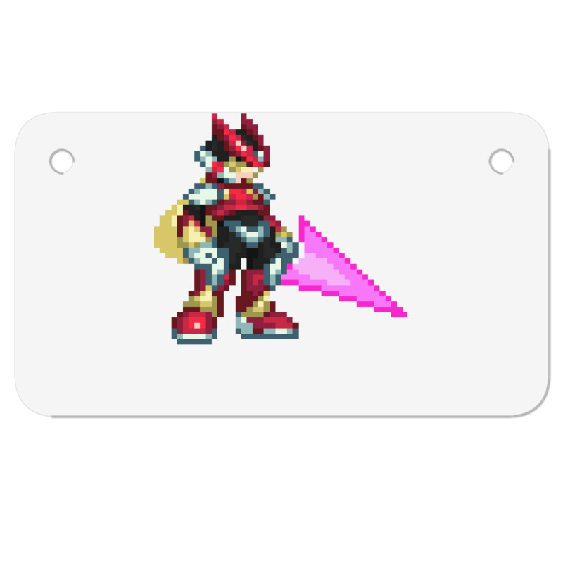 Mega Man X Vector Motorcycle License Plate | Artistshot