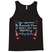 Funny Wine Drinker Dog Lover Quote Edition Tank Top | Artistshot