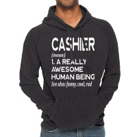 Cashier Definition Funny Retail Worker Work Job Cash T Shirt Vintage Hoodie | Artistshot