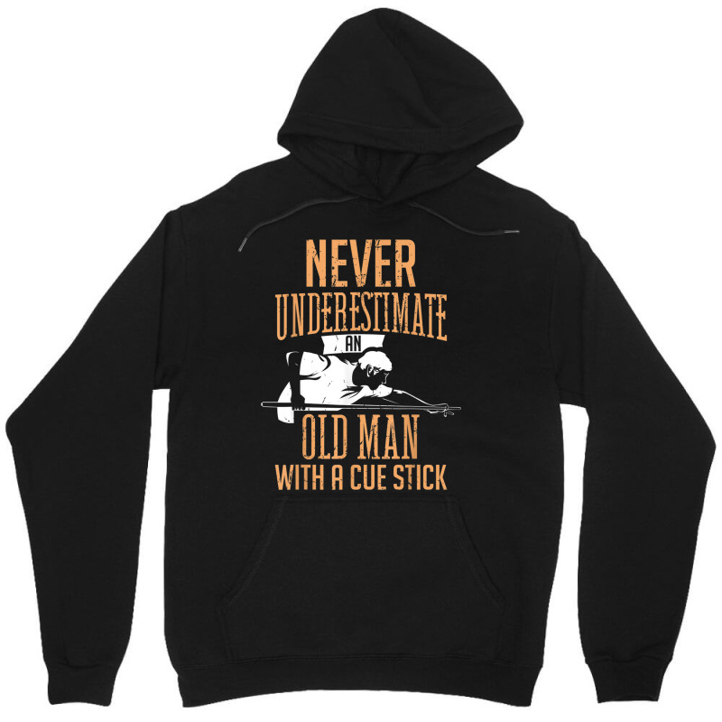 Mens An Old Man Pool Billiards Snooker Player Unisex Hoodie | Artistshot