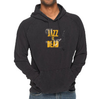 Jazz Music Is Swing Instrumental Dead Vintage Hoodie | Artistshot