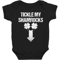 Naughty St Patricks Day Tickle My Shamrocks Dirty Humor Mens Baby Bodysuit | Artistshot