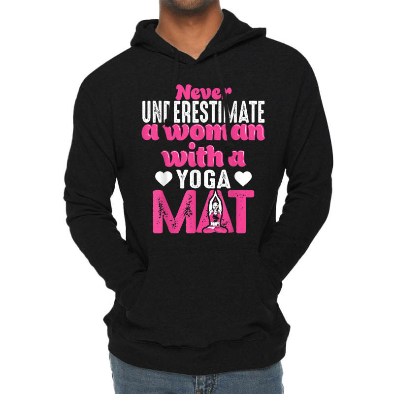 Funny Yoga Gift Women Exercise Mat Lover Fitness Girls Teens Edition Lightweight Hoodie | Artistshot