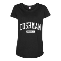 Cushman Arkansas Ar Vintage Athletic Sports Design T Shirt Maternity Scoop Neck T-shirt | Artistshot