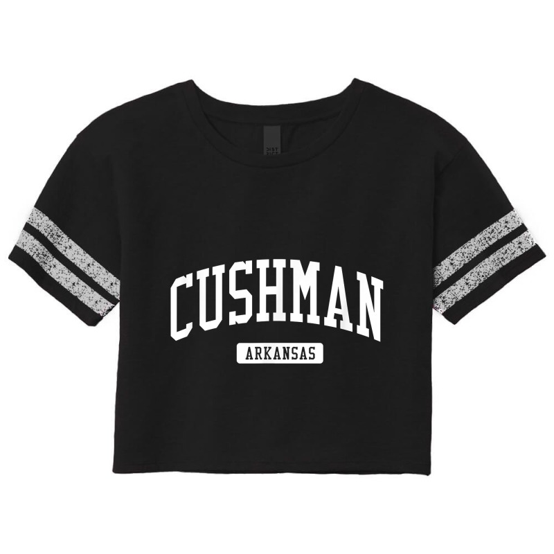 Cushman Arkansas Ar Vintage Athletic Sports Design T Shirt Scorecard Crop Tee by joeykujalat4t | Artistshot