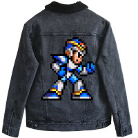 Megaman X Unisex Sherpa-lined Denim Jacket | Artistshot