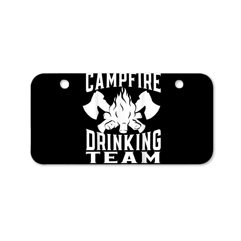 Campfire Drinking Team Bushcraft Hiking T Shirt Bicycle License Plate | Artistshot