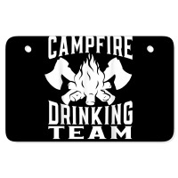 Campfire Drinking Team Bushcraft Hiking T Shirt Atv License Plate | Artistshot