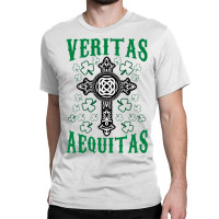 St Patricks Day Irish Veritas Aequitas Ireland Classic T-shirt | Artistshot