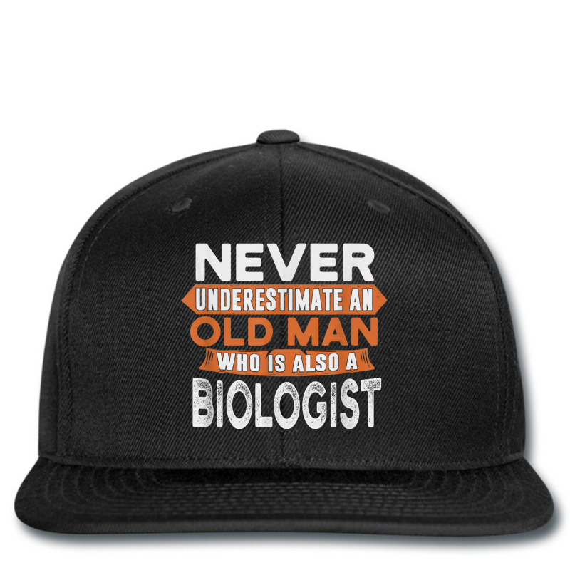 Mens An Old Man Who Is Also A Biologist Printed hat by MELVINDILLARD | Artistshot