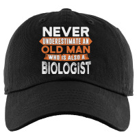 Mens An Old Man Who Is Also A Biologist Kids Cap | Artistshot