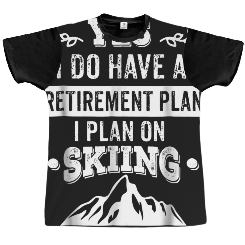 Grandpa, Grandma Skiing Retirement Plan Ski Gift Tee Graphic T-shirt | Artistshot