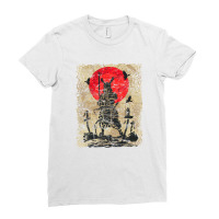 Swordsmen Warrior Japanese Samurai Ladies Fitted T-shirt | Artistshot