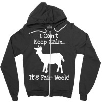 State And County Fair Show Goat Farm Animal Showing Zipper Hoodie | Artistshot