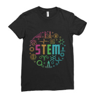 Stem Science Technology Engineering Math Teacher Gift Ladies Fitted T-shirt | Artistshot