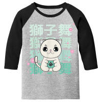 Exotic Shorthair Cat Anime Kitten Japanese Kanji T Shirt Youth 3/4 Sleeve | Artistshot