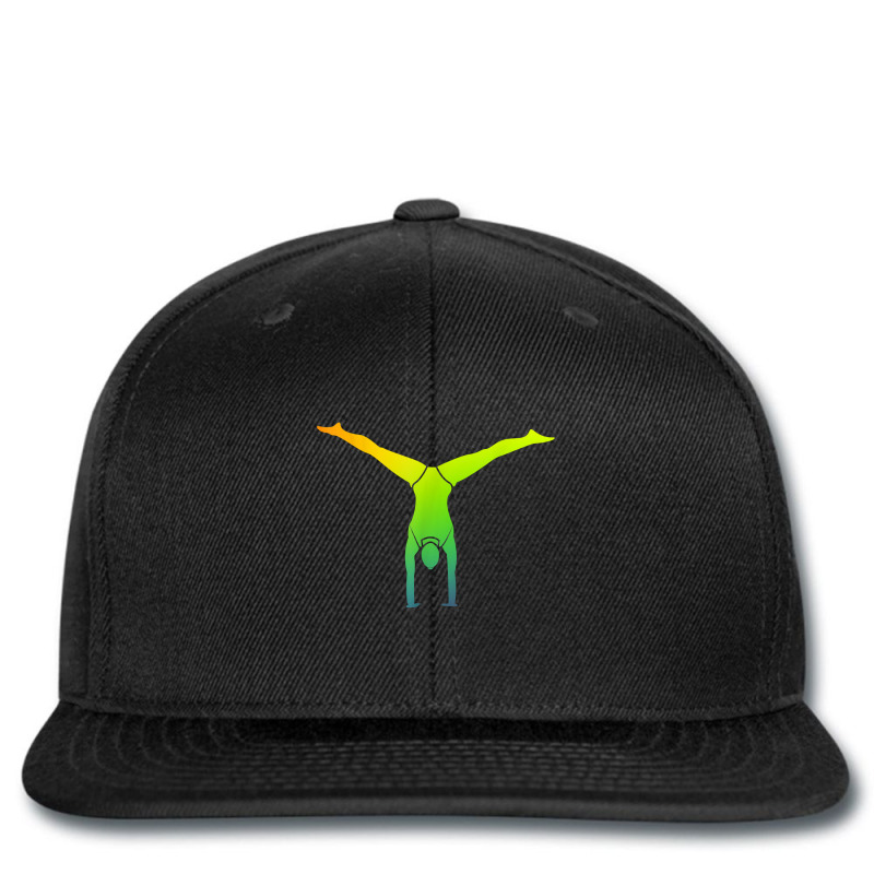 Colorful Gymnast Acrobatics Handstand Floor Gymnastics T Shirt Printed hat by jessamynb4pru | Artistshot