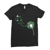 St Patricks Day Dandelion Shamrock Men Women Cute Funny Gift Ladies Fitted T-shirt | Artistshot