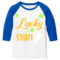 Snowboarding St Patricks Day T  Shirt Snowboarding This Is My Lucky Sh Youth 3/4 Sleeve | Artistshot