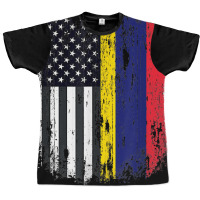 Duel Flag Design Mauritius And American Duel Citizen T Shirt Graphic T-shirt | Artistshot