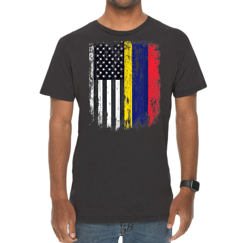 Duel Flag Design Mauritius And American Duel Citizen T Shirt Vintage T-Shirt by noelenedh2mar | Artistshot