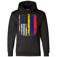 Duel Flag Design Mauritius And American Duel Citizen T Shirt Champion Hoodie | Artistshot