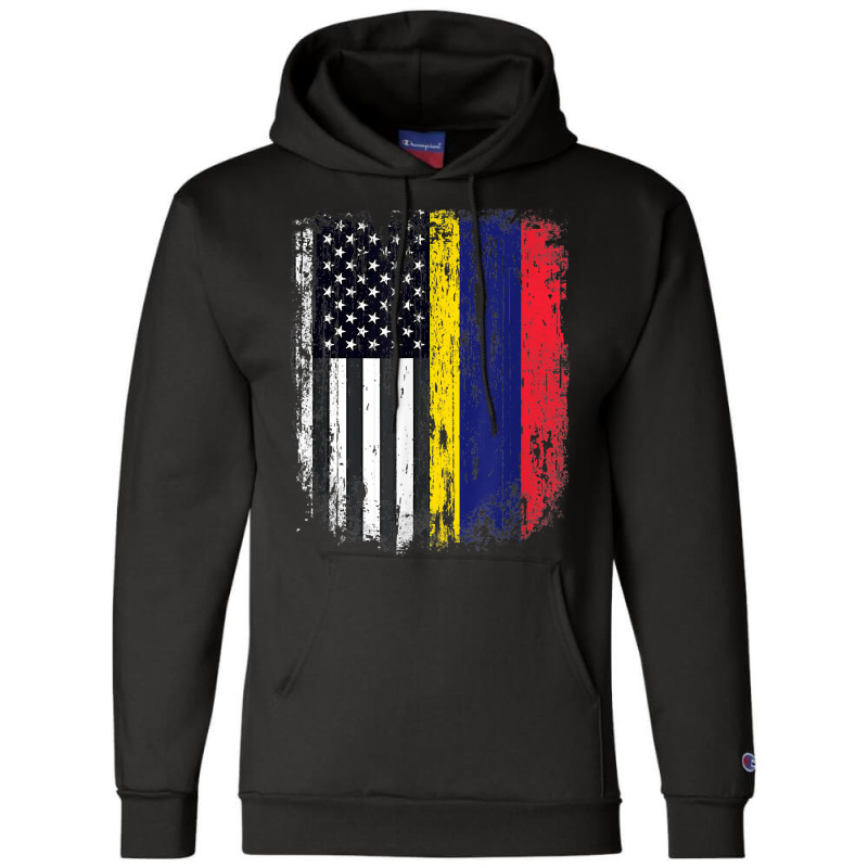 Duel Flag Design Mauritius And American Duel Citizen T Shirt Champion Hoodie by noelenedh2mar | Artistshot