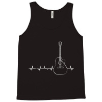 Guitar Heartbeat Pulse - Musical Theme Tank Top | Artistshot