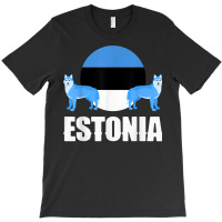 Estonia Estonian Estonia National Animal Silhouette T Shirt T-shirt | Artistshot