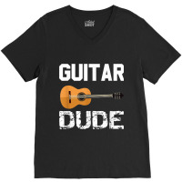 Guitars Acoustic Classical Gift Tee Boys,men,kids V-neck Tee | Artistshot