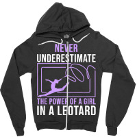 Gymnastics For Girls Women - Funny Gymnastics Zipper Hoodie | Artistshot