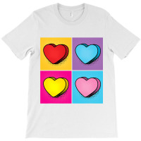 Candy Heart Pop Art Valentine S Day Graphic T-shirt | Artistshot