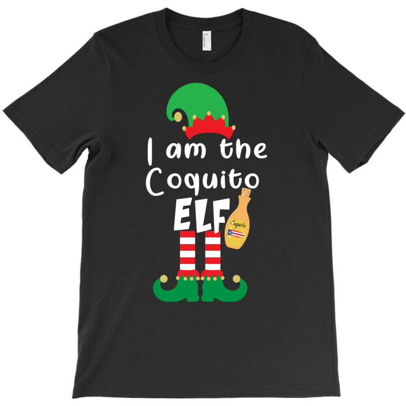 Playa Serena Funny Christmas  Coquito Elf Funny Puerto Rico Matching C T-Shirt by gennej | Artistshot