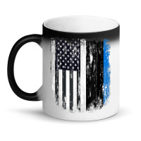 Duel Flag Design Estonia And American Duel Citizen T Shirt Magic Mug | Artistshot