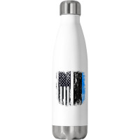 Duel Flag Design Estonia And American Duel Citizen T Shirt Stainless Steel Water Bottle | Artistshot