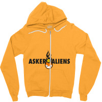 Ask Aliens, Style Zipper Hoodie | Artistshot