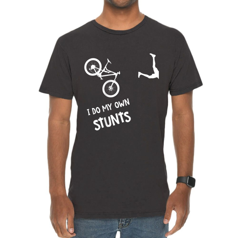 I Do My Own Stunts Mountain Bike Shirt - Funny Mtb Vintage T-shirt | Artistshot