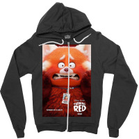 Turning Red Zipper Hoodie | Artistshot